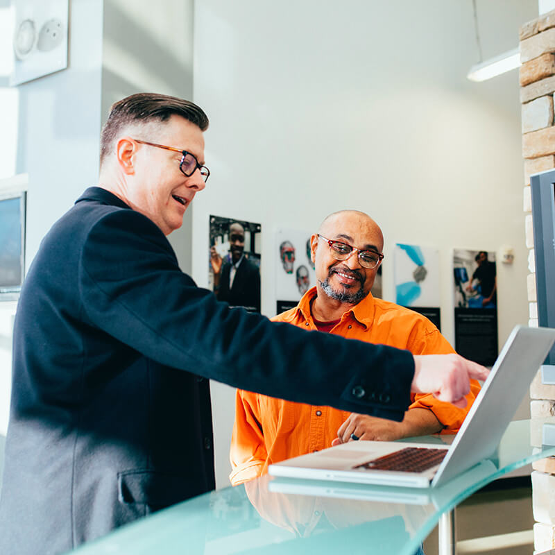 Team collaborating on scalable digital infrastructure